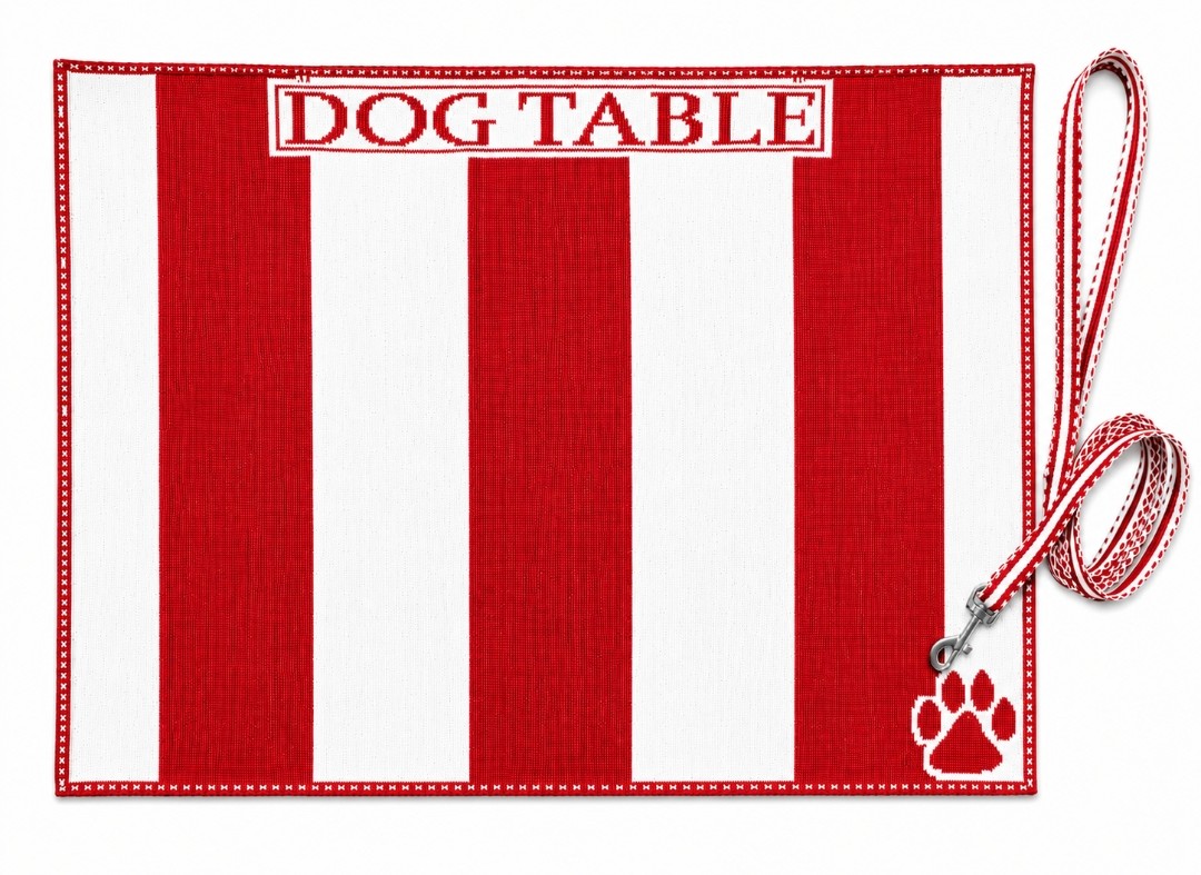 Dog Table Summer + Guinzaglio Jacquard